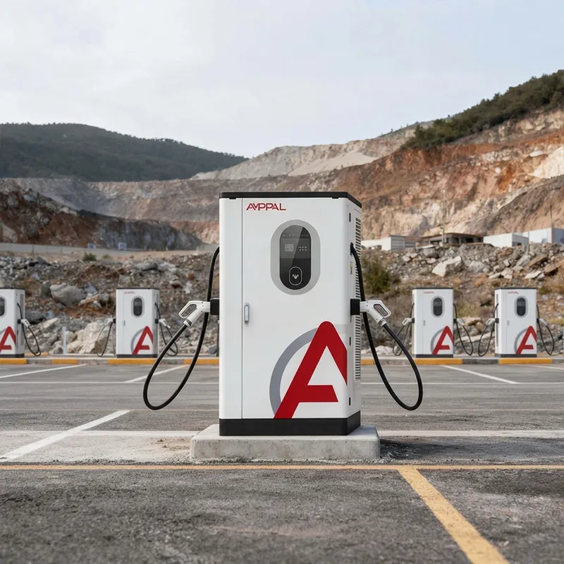 360kW High-Power DC EV Charging Station for Large Fleet Depots